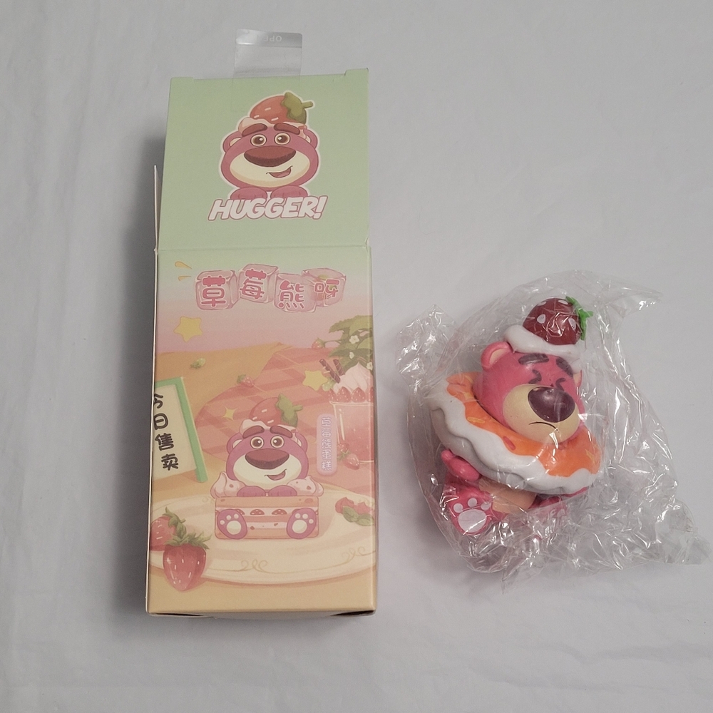 NIB Toptoy Disney Pixar Toy Story Lotso Strawberry Doughnut Blind Box Figure